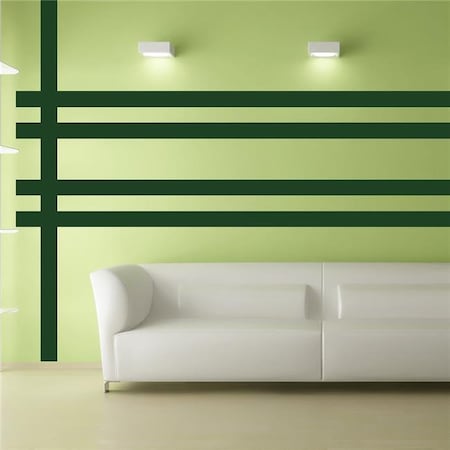 Borders Unlimited Borders Unlimited 30009 Dark Green Simple Stripes 30009